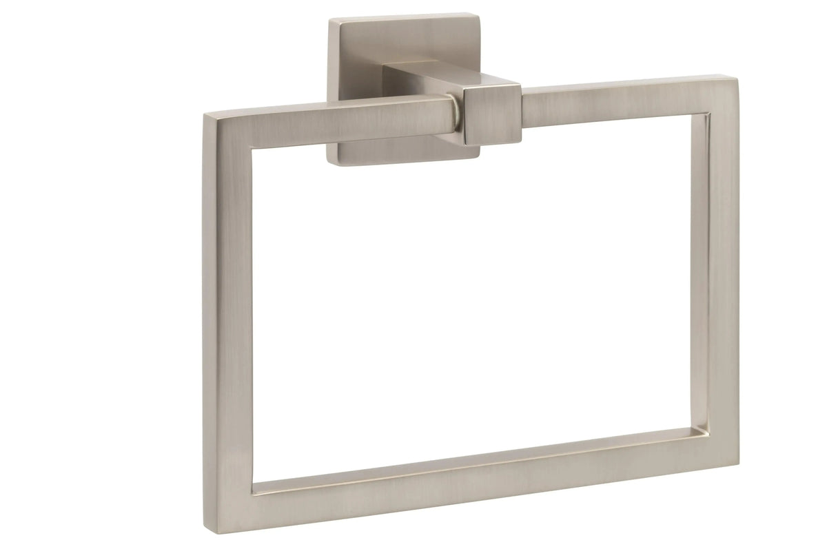 Ridgecrest Vlora Solid Brass Towel Ring in Satin Nickel finish