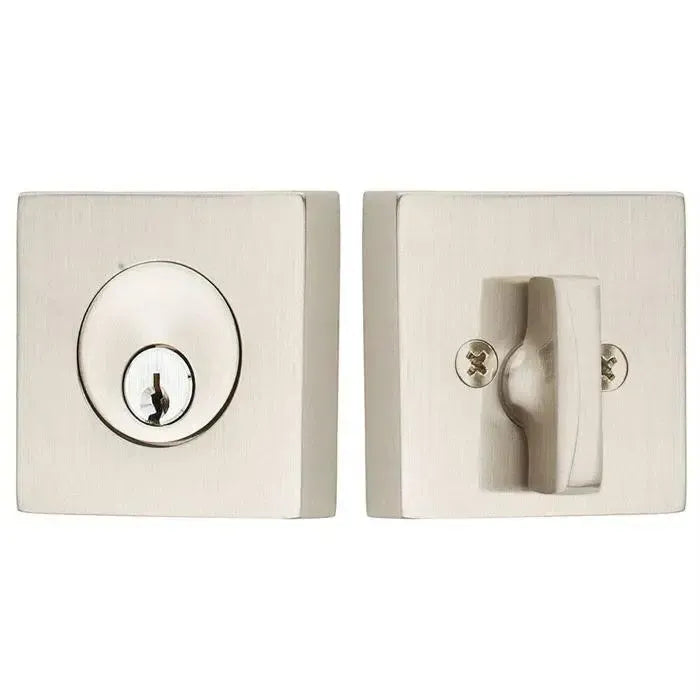 Emtek*SALE* Emtek Single Cylinder Square Keyed Deadbolt in