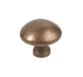 Schaub Garda Round Cabinet Knob in Light Bronze finish