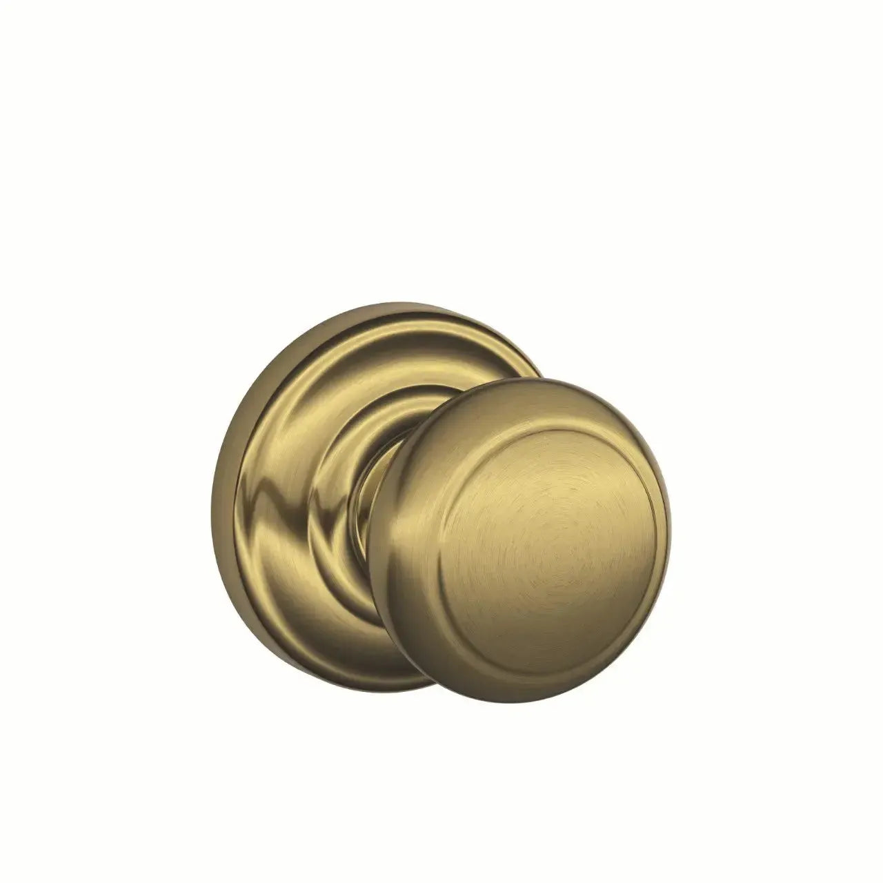 Schlage Andover Knob with Andover Rosette in finish