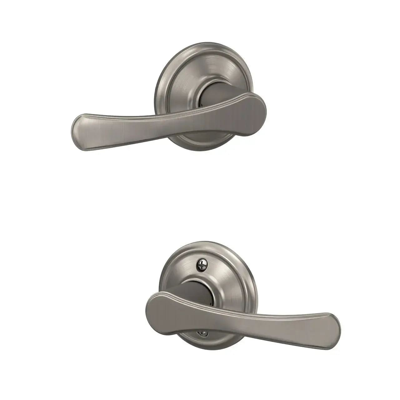 Schlage Avila Lever in Satin Nickel finish