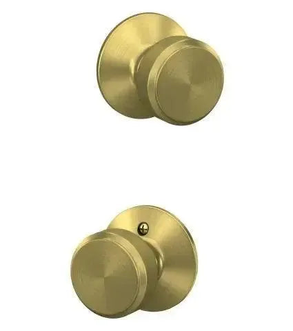 Schlage Bowery Knob in Satin Brass finish
