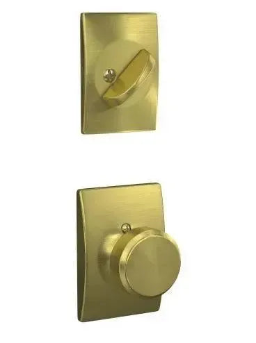 SchlageSchlage Bowery Knob With Century Rosette Interior Active Trim - Exterior Handleset Sold Separately in