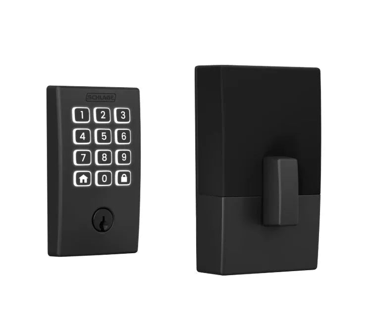 Schlage Century Arrive™ Smart WiFi Deadbolt in Matte Black finish