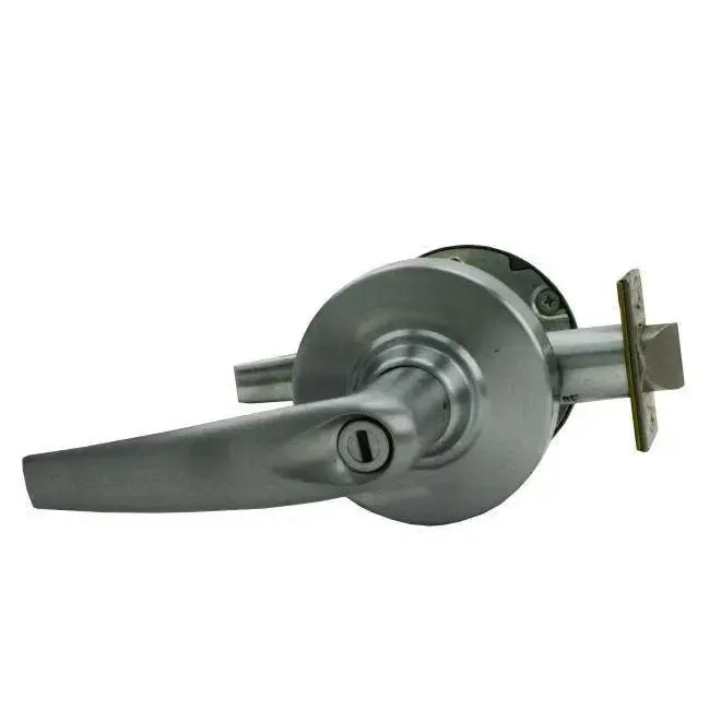 Schlage Commercial ALX Series Grade 2 Privacy Athens Lever Lock With 47267038 2-3/4" Springlatch and 47267101 ANSI Strike Satin Chrome
