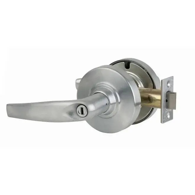 Schlage Commercial ND Series Athens Privacy Door Lever Set With 13-248 Latch 10-025 Strike Satin Chrome