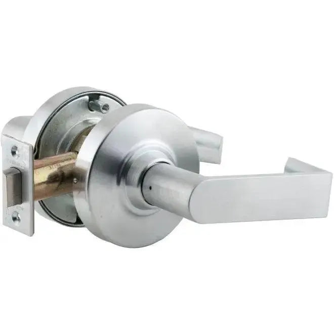 Schlage Commercial ND Series Rhodes Passage Door Lever Set in Satin Chrome finish