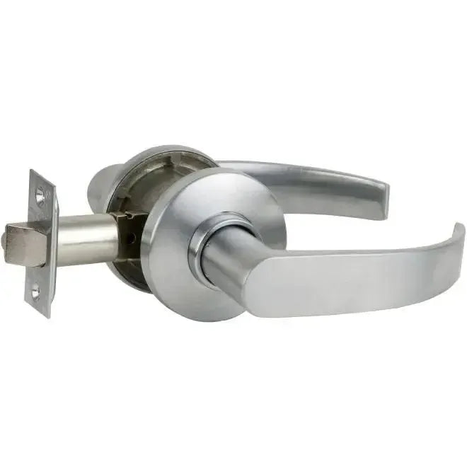 Schlage Commercial S Series Neptune Passage Door Lever Set With 16-203 Latch 10-001 Strike Satin Chrome