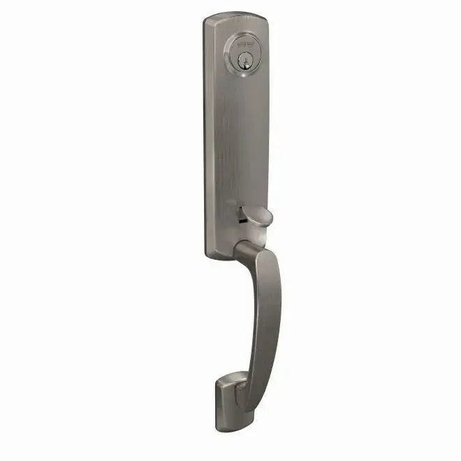 SchlageSchlage Custom 3/4 Trim Greenwich Exterior Active Handleset Only With C Keyway - Interior Trim Sold Separately in