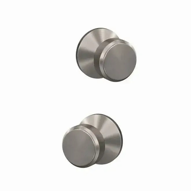 Schlage Custom Bowery Passage and Privacy Knob With Kinsler Rosette in Satin Nickel finish
