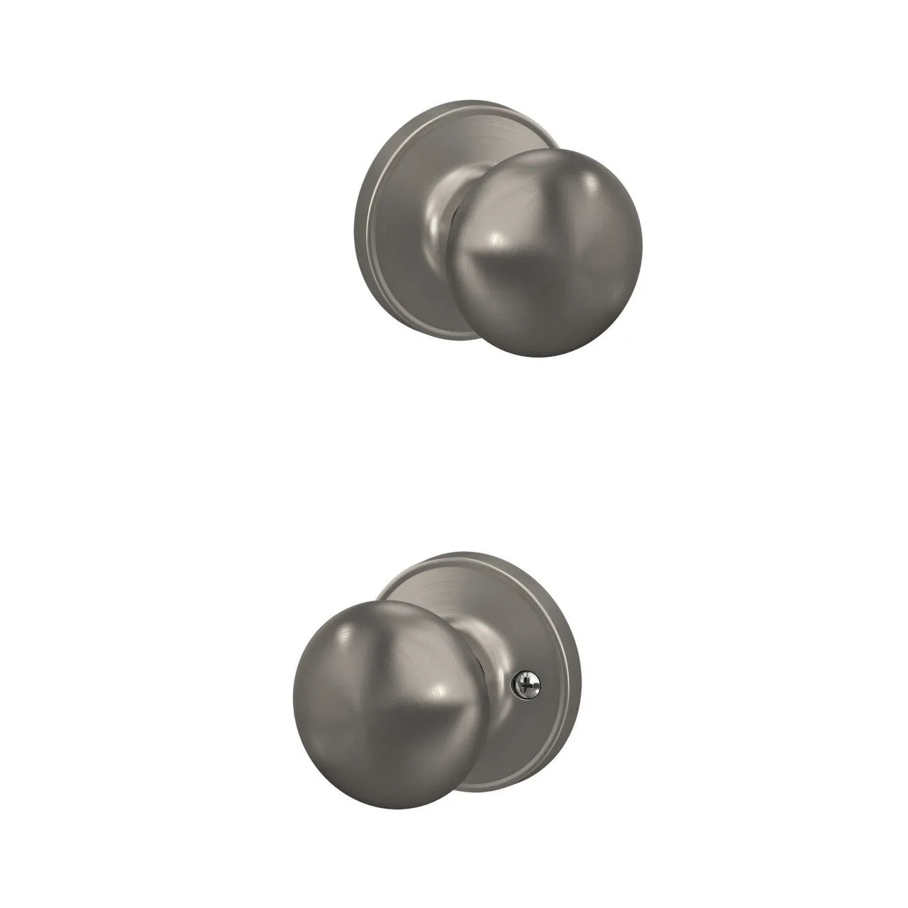 Schlage J Dexter Series Stratus Knob Satin Nickel