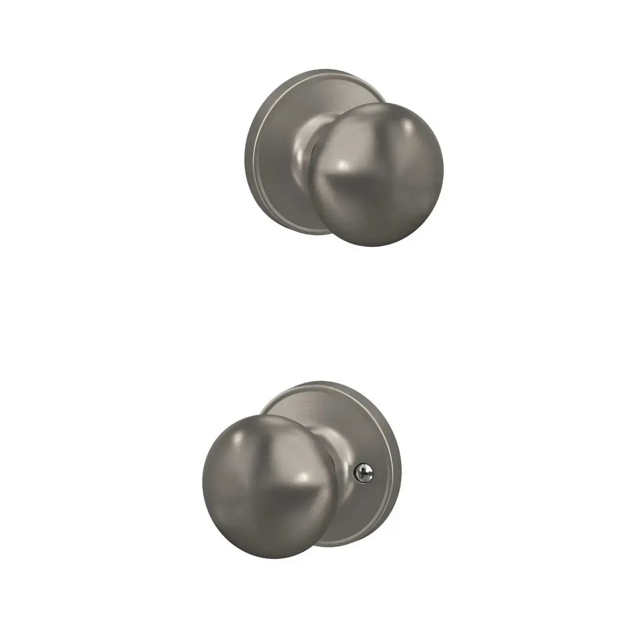 Schlage J Dexter Series Stratus Knob in Satin Nickel finish