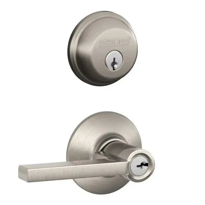 SchlageSchlage Latitude Keyed Entry Lever and Deadbolt Combo Pack in