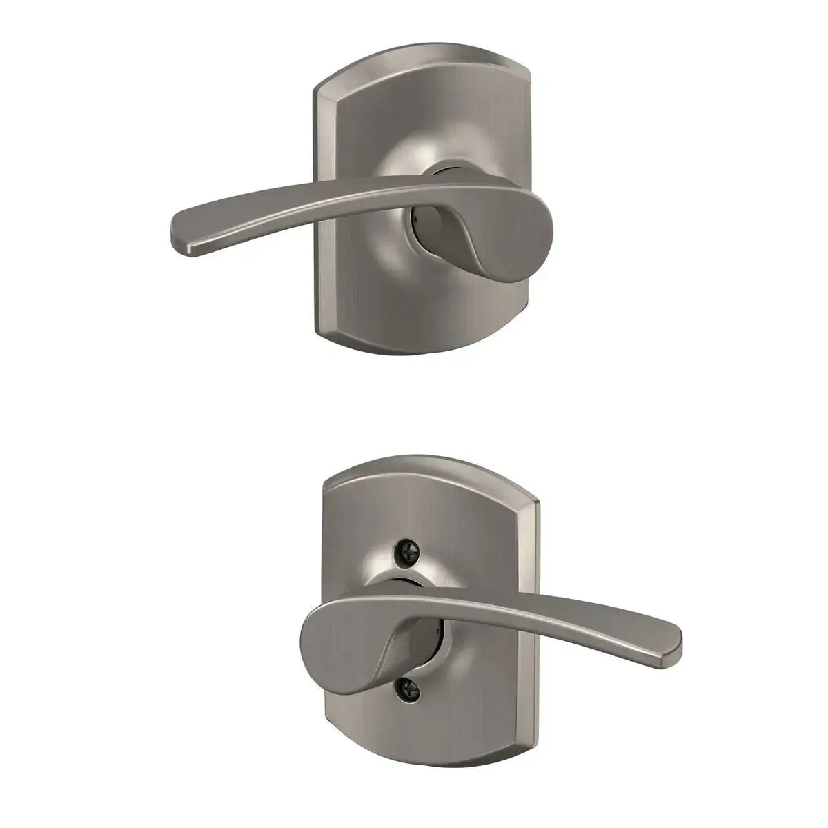 Schlage Merano Lever with Greenwich Rosette in finish