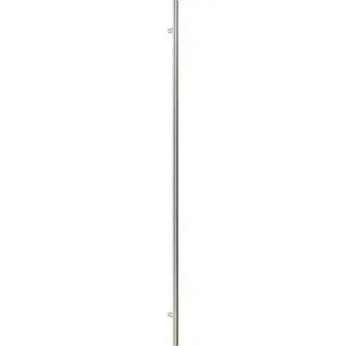 The Sure-Loc 72" Round Long Door Pull, Single-Sided in Satin Stainless Steel finish