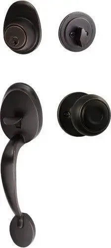 Sure-Loc Alta Handleset With Juniper Knob Interior Trim Vintage Bronze