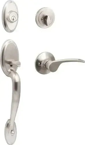 Sure-Loc Aspen Handleset with Edge Lever in Satin Nickel finish