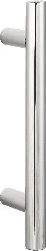 The Sure-Loc Barn Door Handle, 12", Ladder, Single Sided in Polished Chrome finish