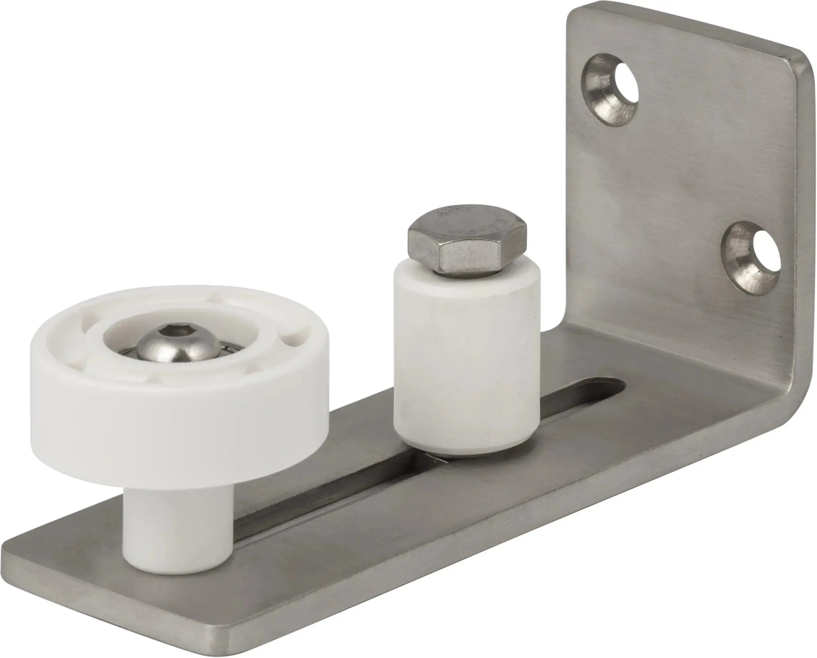 Sure-LocSure-Loc Barn Track Adjustable Roller Guide, Wall Mounted in