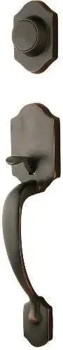 Sure-Loc Coral Dummy Handleset-Exterior Trim Only in Vintage Bronze finish