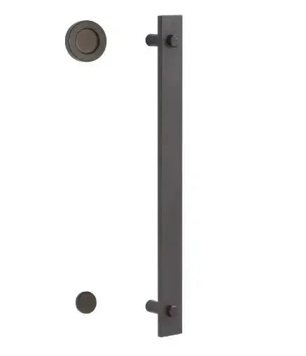 Sure-LocSure-Loc Modern Barn Door Handle With Round Pull in