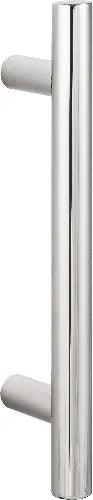 The Sure-Loc Barn Door Handle, 12", Ladder, Single Sided in Polished Chrome finish