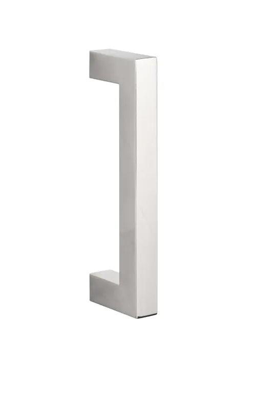 The Sure-Loc Barn Door Handle, 8", Square, Single Sided in Polished Chrome finish.