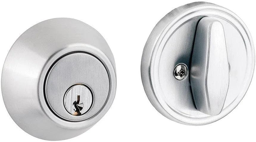 The Sure-Loc Grade 2 Commercial Single Cylinder Deadbolt in Satin Chrome finish