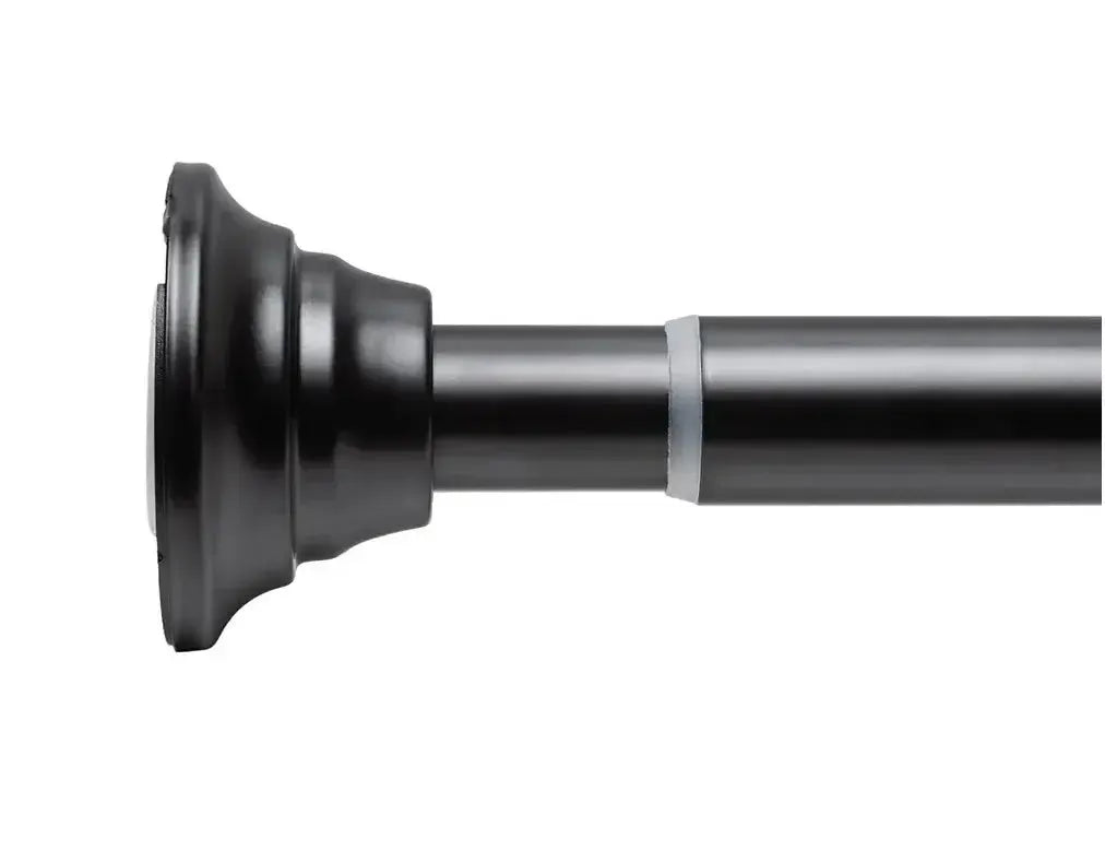 Sure-Loc Tension Shower Curtain Rod in Flat Black finish