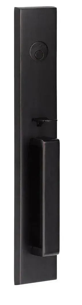 Sure-Loc Vail Handleset-Exterior Trim Only in Vintage Bronze finish