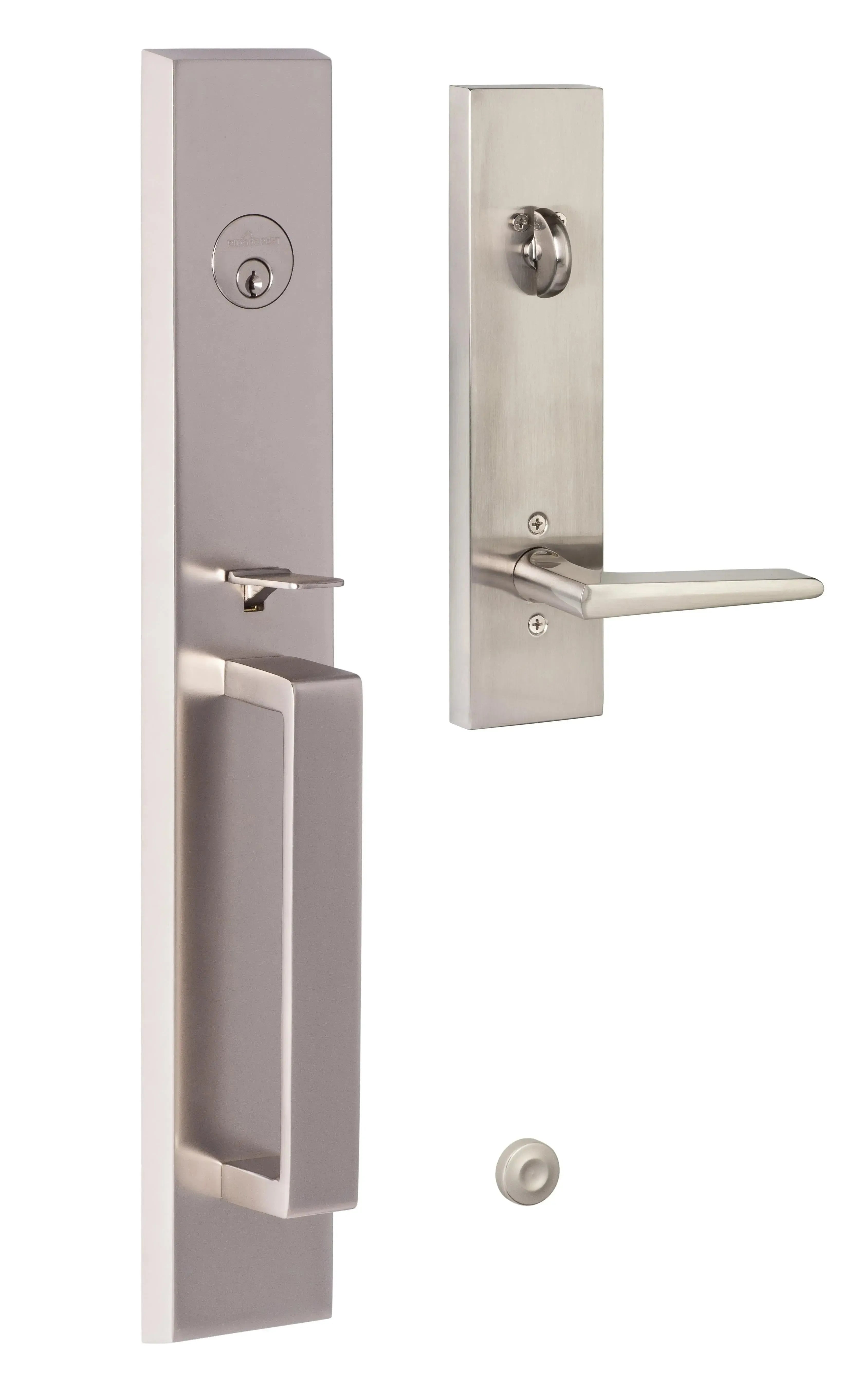 Sure-LocSure-Loc Vail Handleset With Basel Lever Handleset Trim in