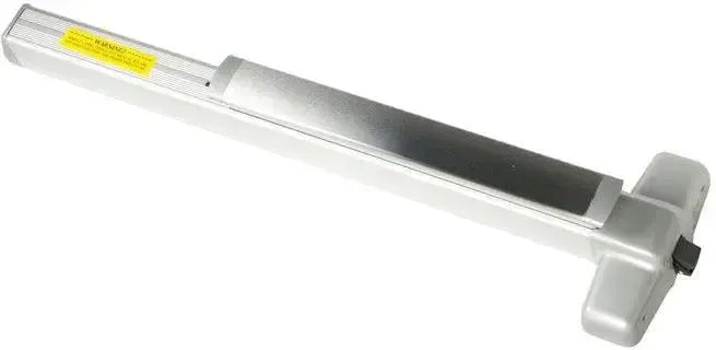 Von Duprin 3' Rim Grooved Case Exit Device in Satin Aluminum, Clear Coated finish