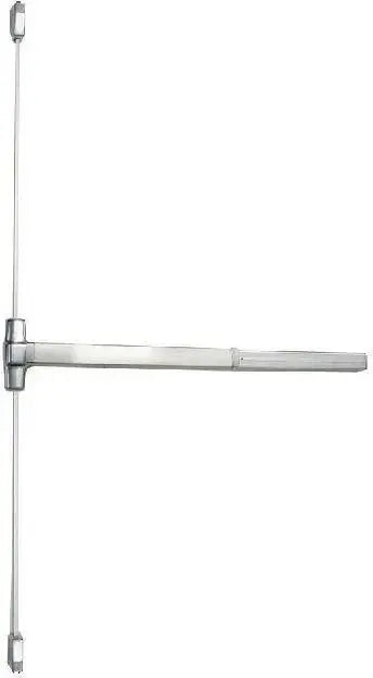 Von Duprin 4' Surface Vertical Rod Grooved Case Exit Device in Satin Chrome finish