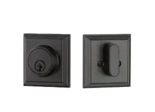Yale Expressions Ellington Single Cylinder Deadbolt in Flat Black finish
