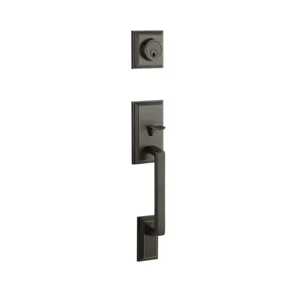 Yale Expressions Ellington Single Cylinder Exterior Handleset in Oil Rubbed Bronze finish
