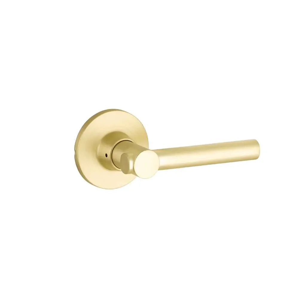 Yales Expressions Dummy Pair Holden Lever with Owen Rosette in Satin Brass finish