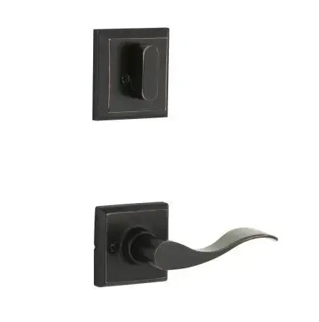 Yale Expressions Single Cylinder Ellington Interior Trim Pack with Brunswick Lever in Oil Rubbed Bronze finish