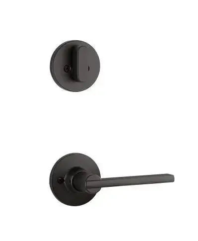 Yale Expressions Single Cylinder Owen Interior Trim Pack with Nils Lever in Flat Black finish