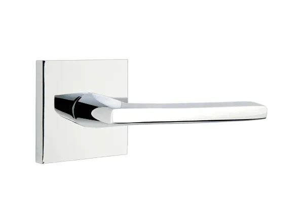 Emtek Helios Lever with Square Rosette is Perfect