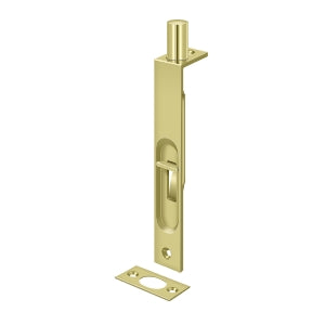Deltana 6" Flush Bolt with Square Corners
