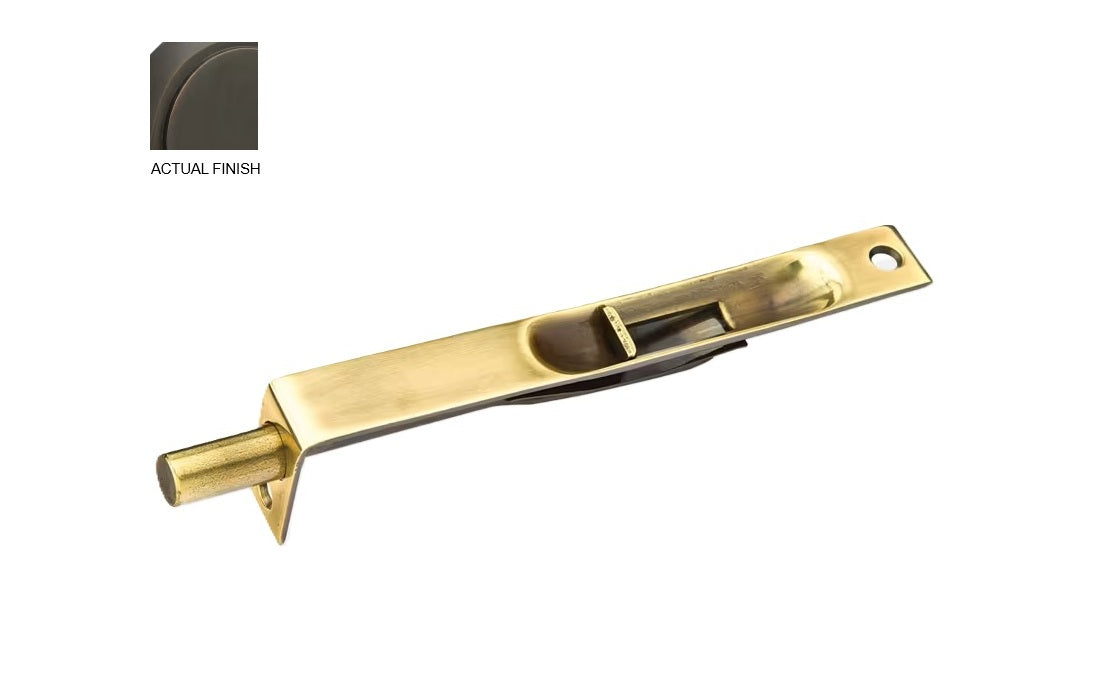 Emtek 6" Flush Bolt with Square Corners