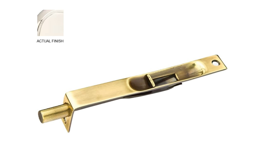 Emtek 6" Flush Bolt with Square Corners