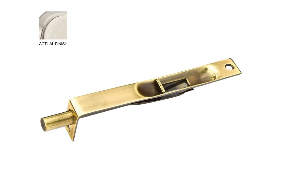 Emtek 6" Flush Bolt with Square Corners