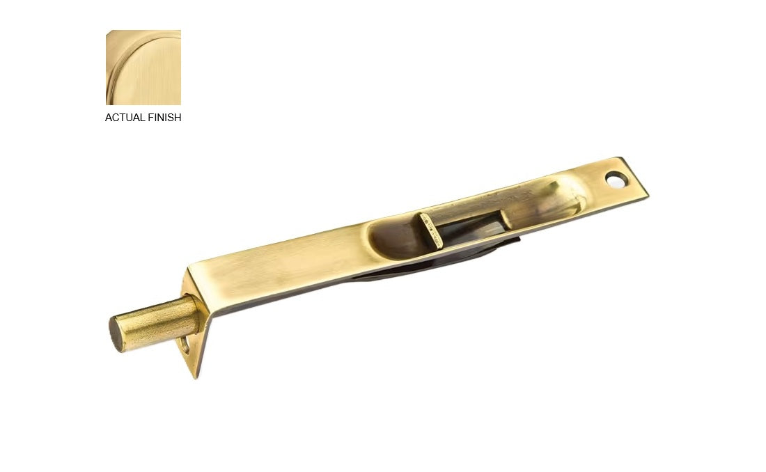 Emtek 6" Flush Bolt with Square Corners