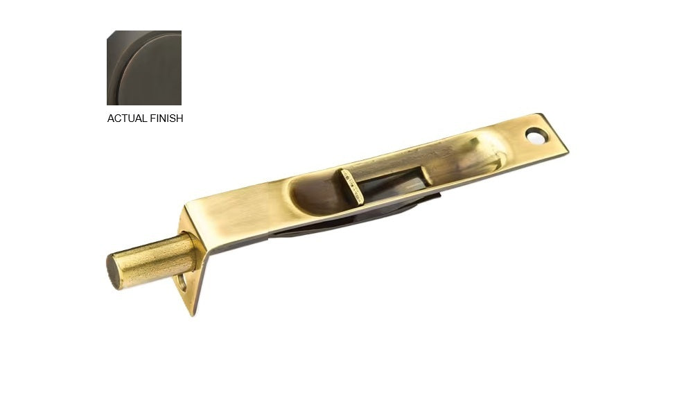Emtek 4" Flush Bolt with Square Corners