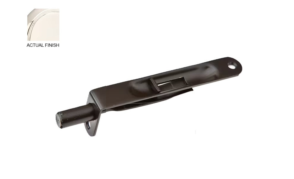 Emtek 4" Flush Bolt with 5/8" Radius Corners