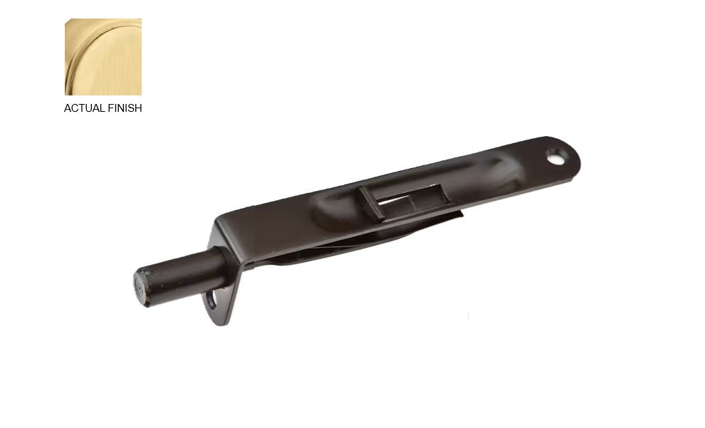 Emtek 4" Flush Bolt with 5/8" Radius Corners