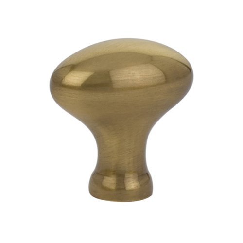 The Emtek Brass Cabinet Egg Knob in French Antique finish.