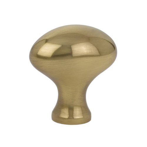 The Emtek Brass Cabinet Egg Knob in French Antique finish.