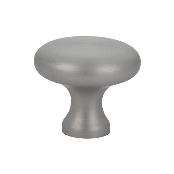 The Emtek Providence Brass Cabinet Knob in Pewter finish